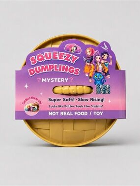 KPOP 1 Foam Squishy Mystery Dumpling Toy – Slow Rising Stress Relief Squishy